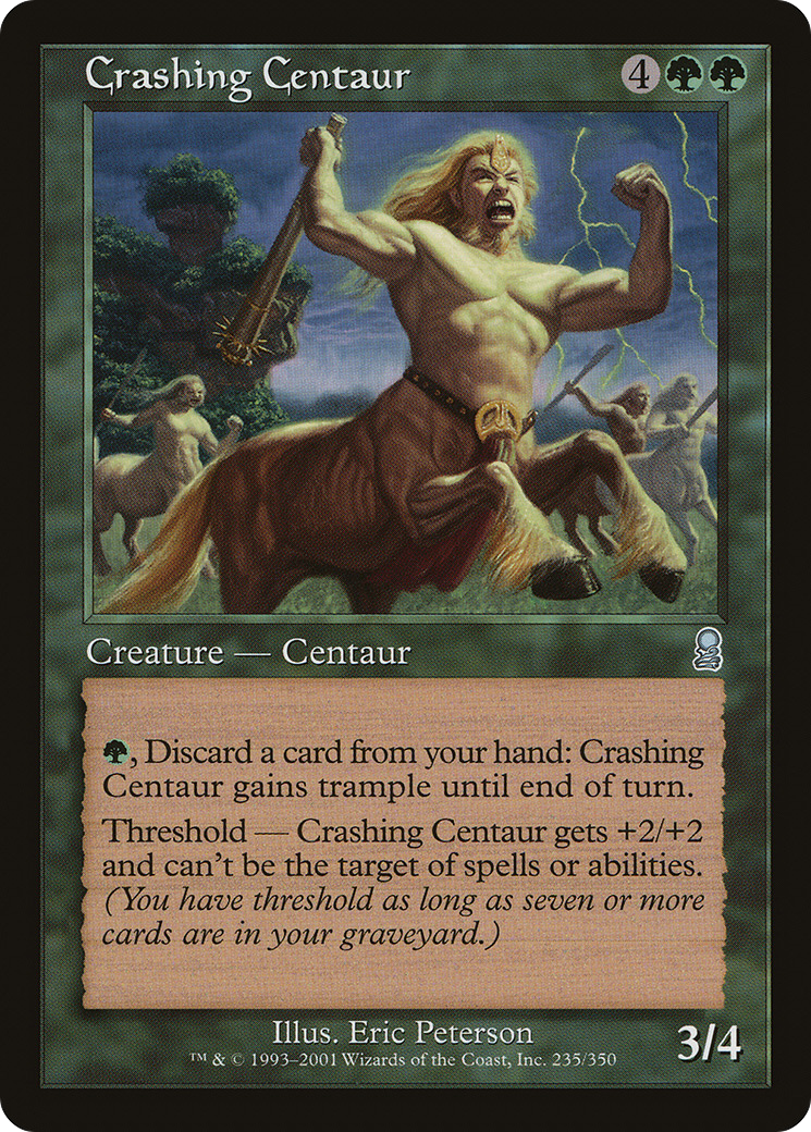 Crashing Centaur (235) Foil - Odyssey