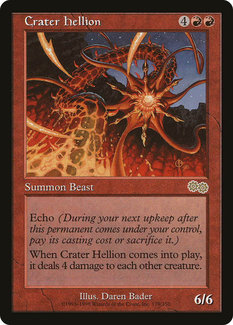 Crater Hellion (179) - Urza's Saga