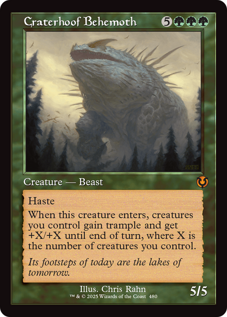 Craterhoof Behemoth (Retro) (480) - Innistrad Remastered
