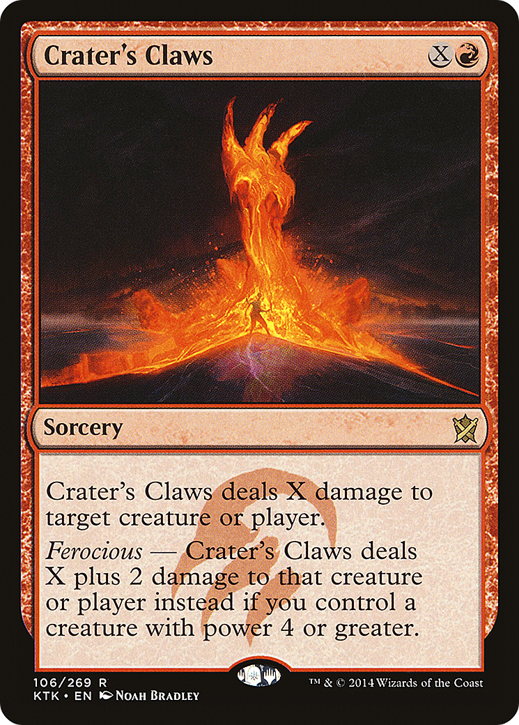 Crater's Claws (106) Foil - Khans of Tarkir