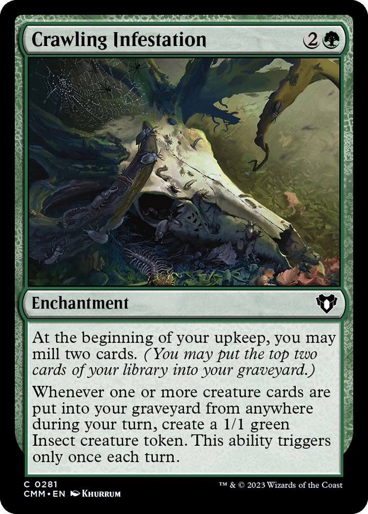 Crawling Infestation (281) Foil - Commander Masters