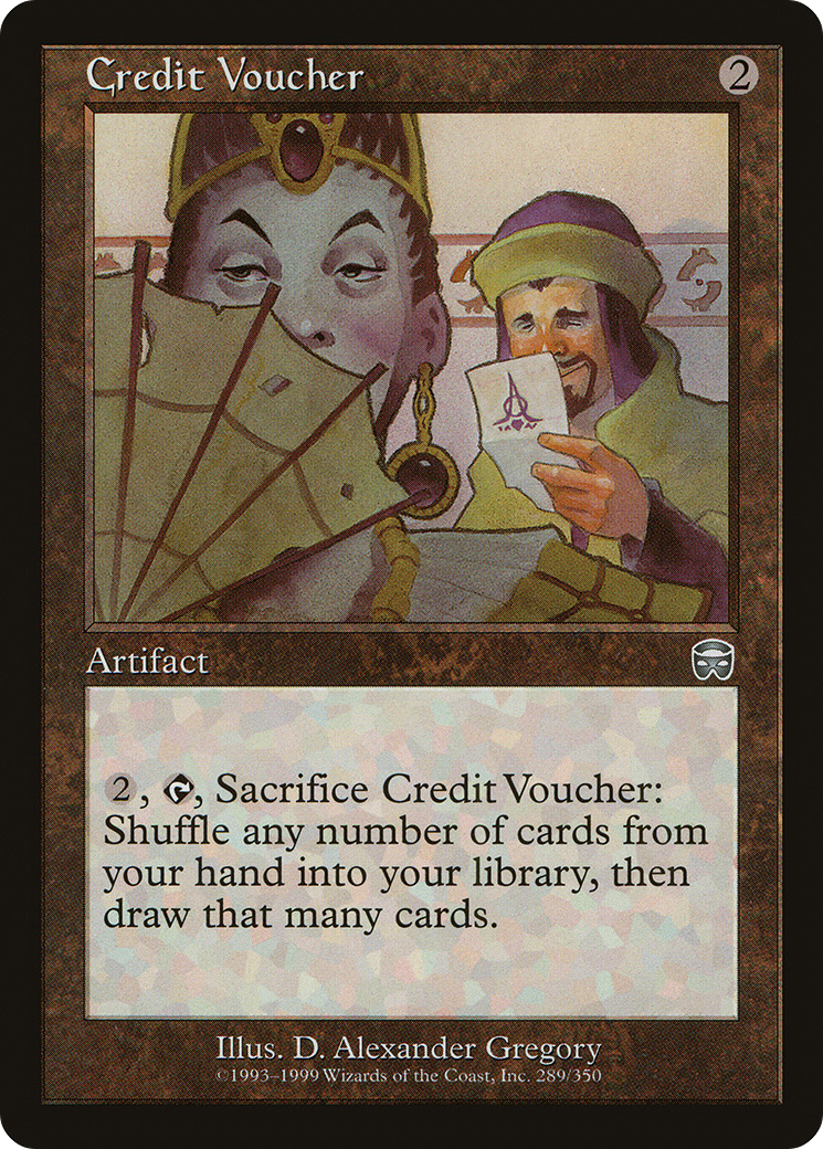 Credit Voucher (289) Foil - Mercadian Masques