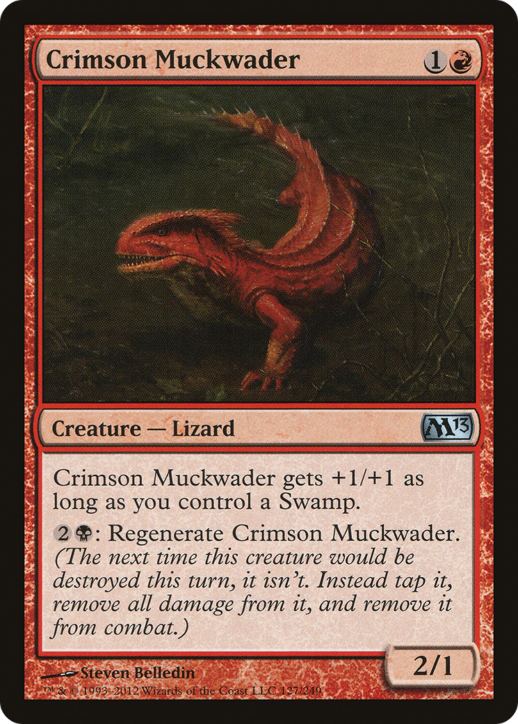 Crimson Muckwader (127) Foil - Magic 2013
