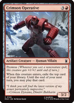 Crimson Operative (126) - Marvel Super Heroes