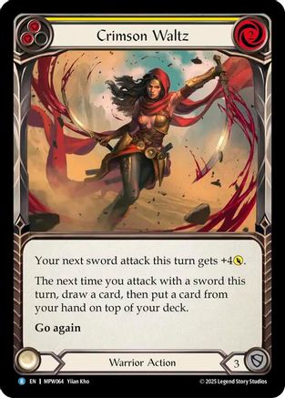 Crimson Waltz (Red) (MPW064) - Mastery Pack Warrior