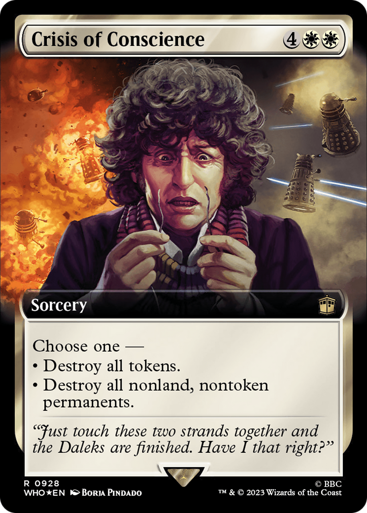 Crisis of Conscience (Extended Art) (928) Surge Foil - Doctor Who