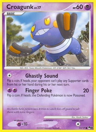 Croagunk (13) Holofoil - POP Series 8