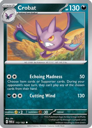 Crobat (112) Reverse Holofoil - Paradox Rift