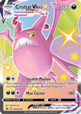 Crobat VMAX (SWSH099) Holofoil - Black Star Promos