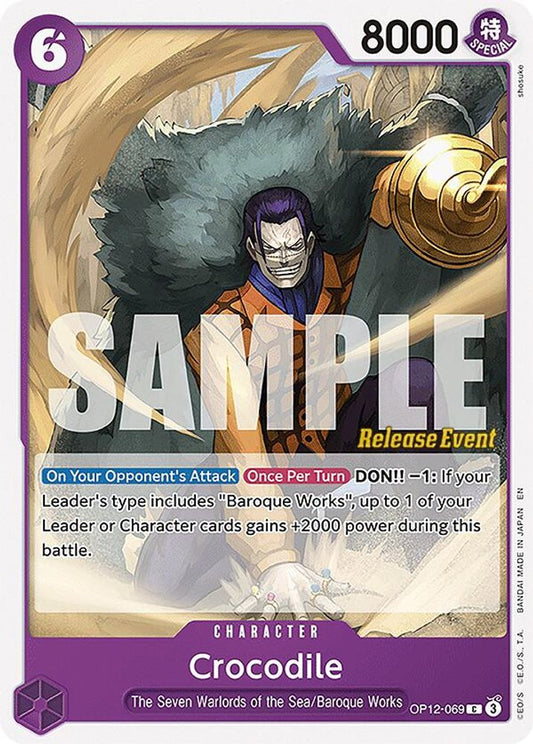 Crocodile (OP12-069) Release Event Cards