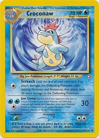 Croconaw (31) (Unlimited) - Neo Genesis