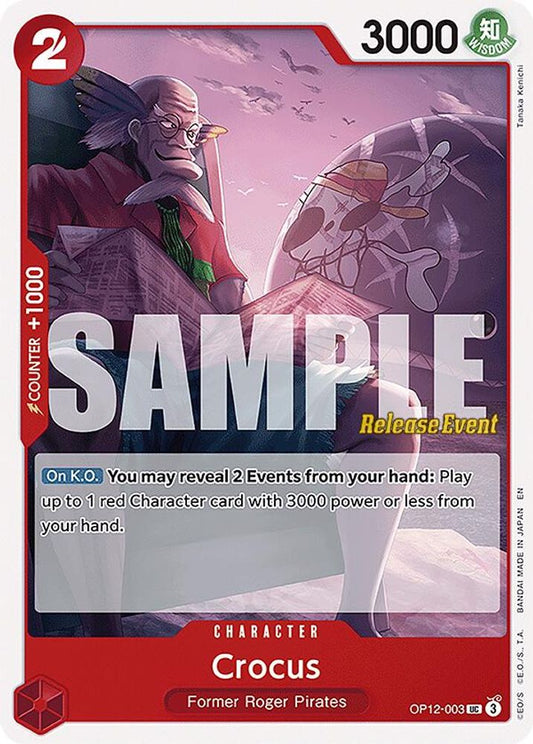 Crocus (OP12-003) Release Event Cards