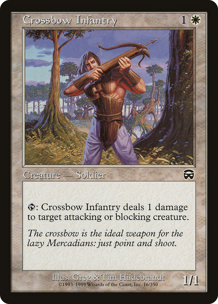 Crossbow Infantry (016) Foil - Mercadian Masques