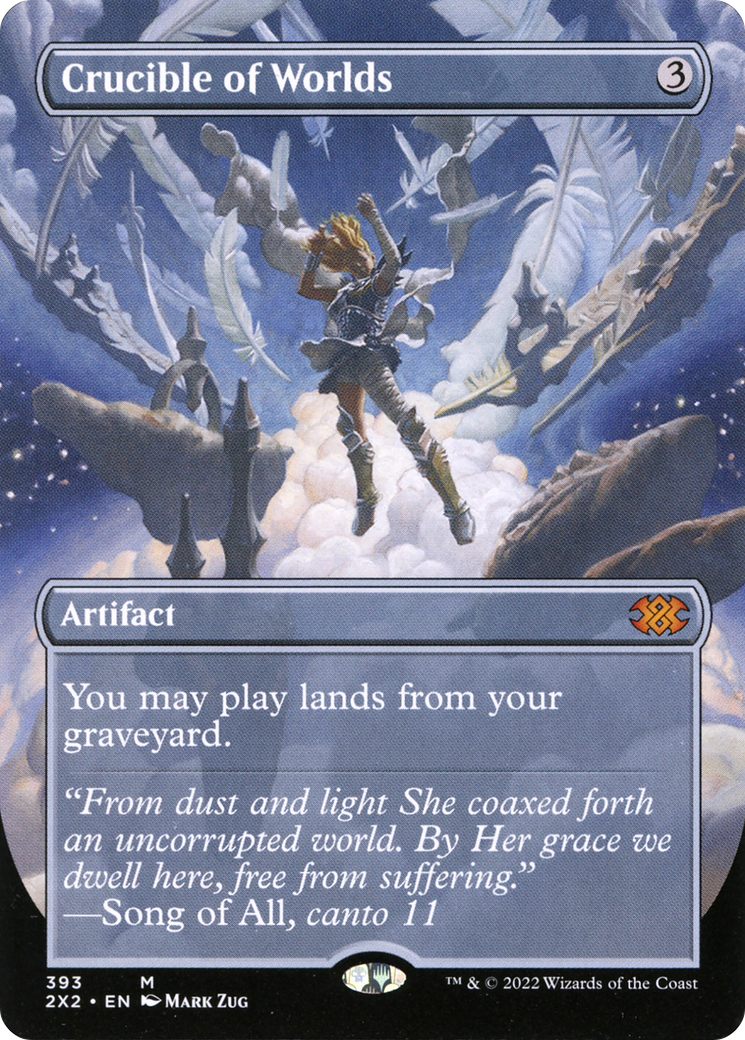 Crucible of Worlds (Borderless) (393) - Double Masters 2022