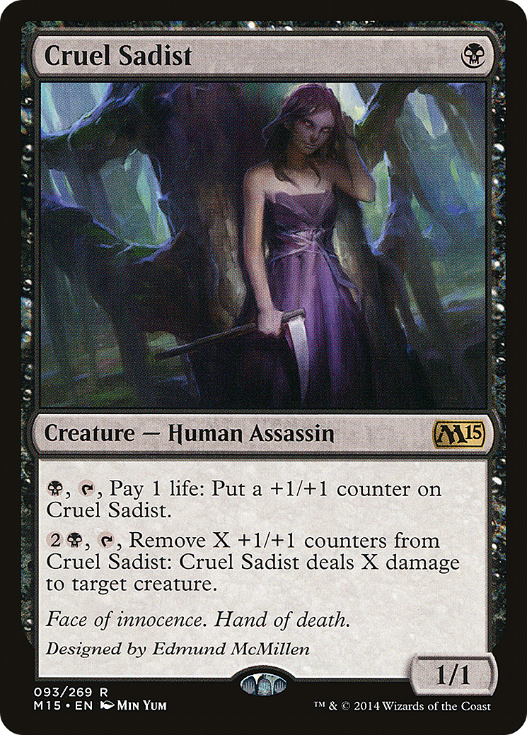 Cruel Sadist (093) Foil - Magic 2015