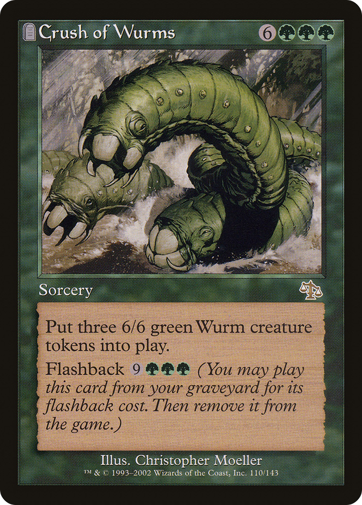 Crush of Wurms (110) Foil - Judgment