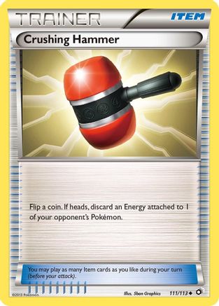 Crushing Hammer (111) Reverse Holofoil - Legendary Treasures