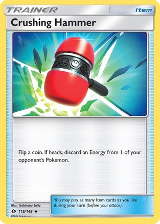 Crushing Hammer (115) Reverse Holofoil - Sun & Moon