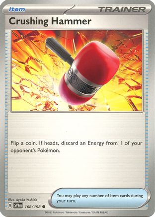 Crushing Hammer (168) Reverse Holofoil - Scarlet & Violet