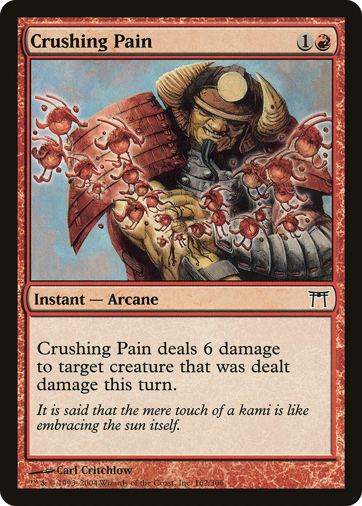 Crushing Pain (162) - Champions of Kamigawa