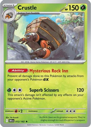 Crustle (12) Holofoil - Destined Rivals