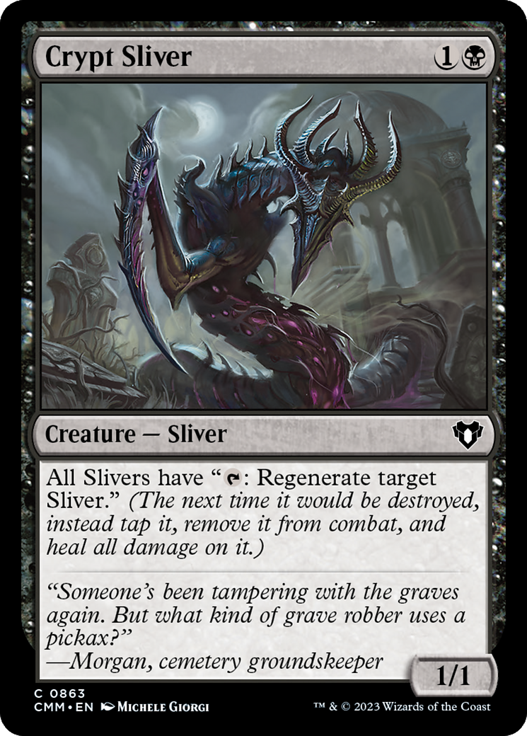 Crypt Sliver (863) - Commander Masters