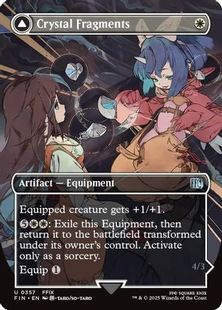 Crystal Fragments // Summon: Alexander (Borderless) (357) Foil - FINAL FANTASY