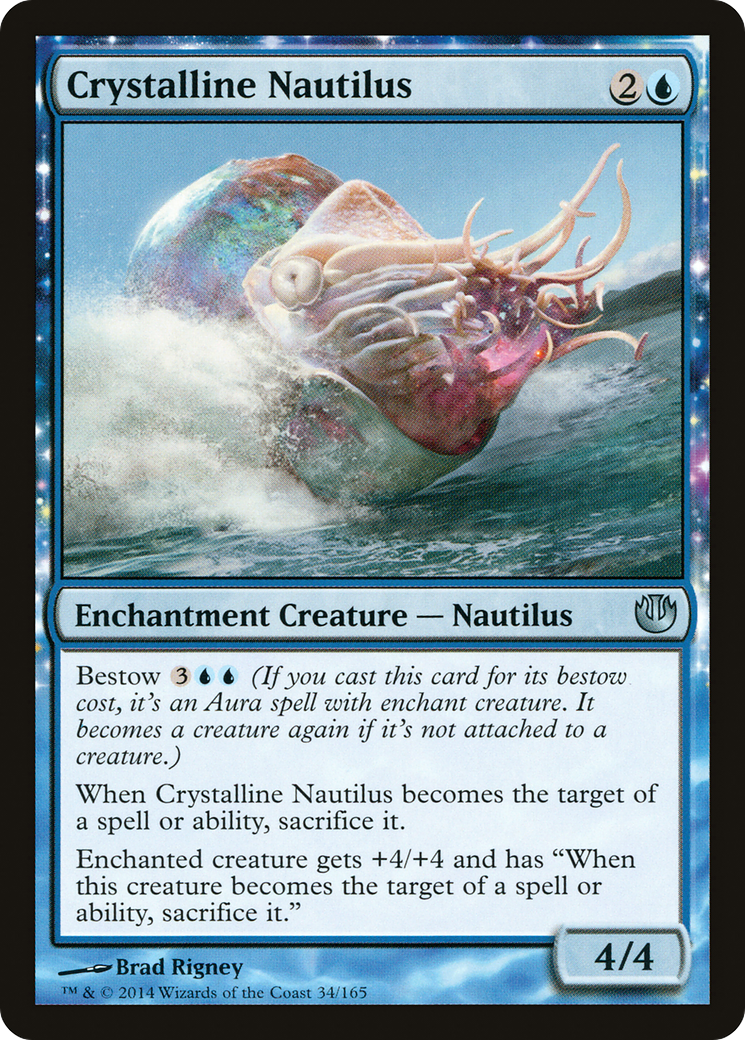 Crystalline Nautilus (034) Foil - Journey into Nyx