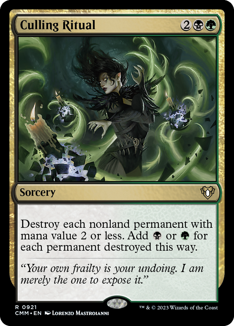 Culling Ritual (921) - Commander Masters