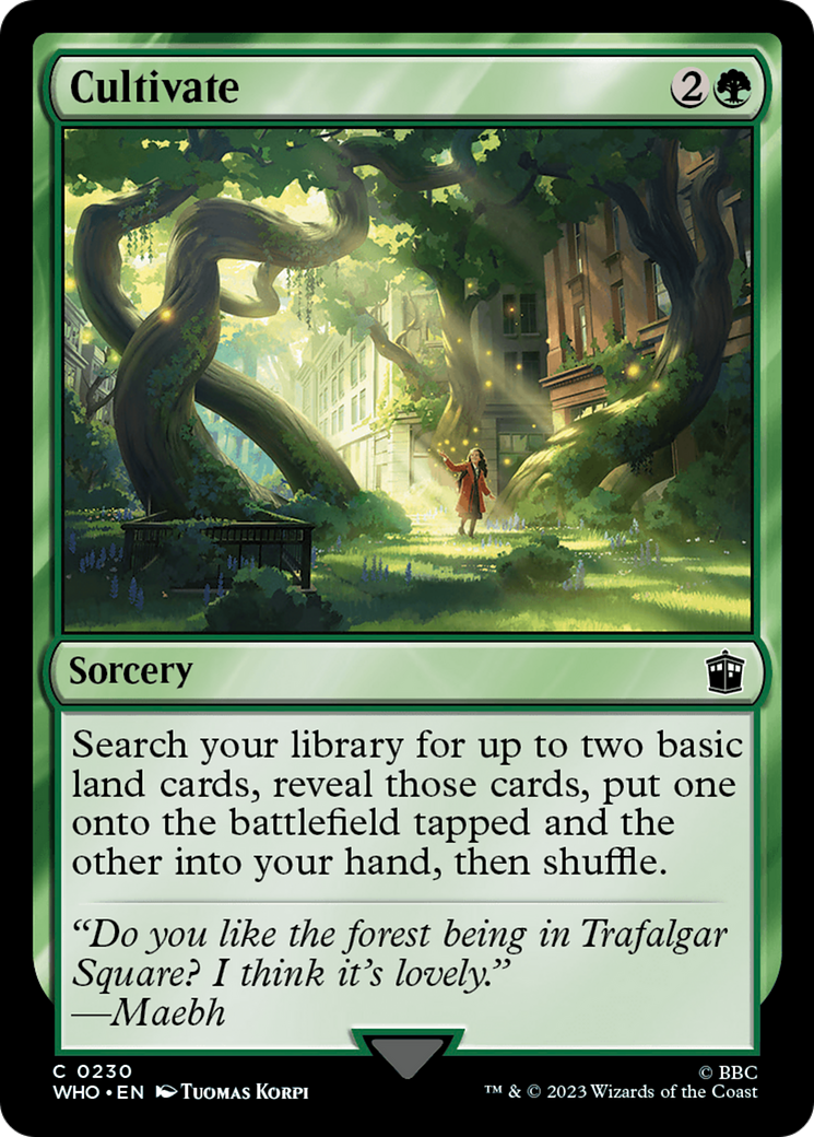 Cultivate (230) Foil - Doctor Who