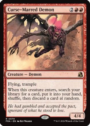 Curse-Marred Demon (079) Foil - Reality Fracture