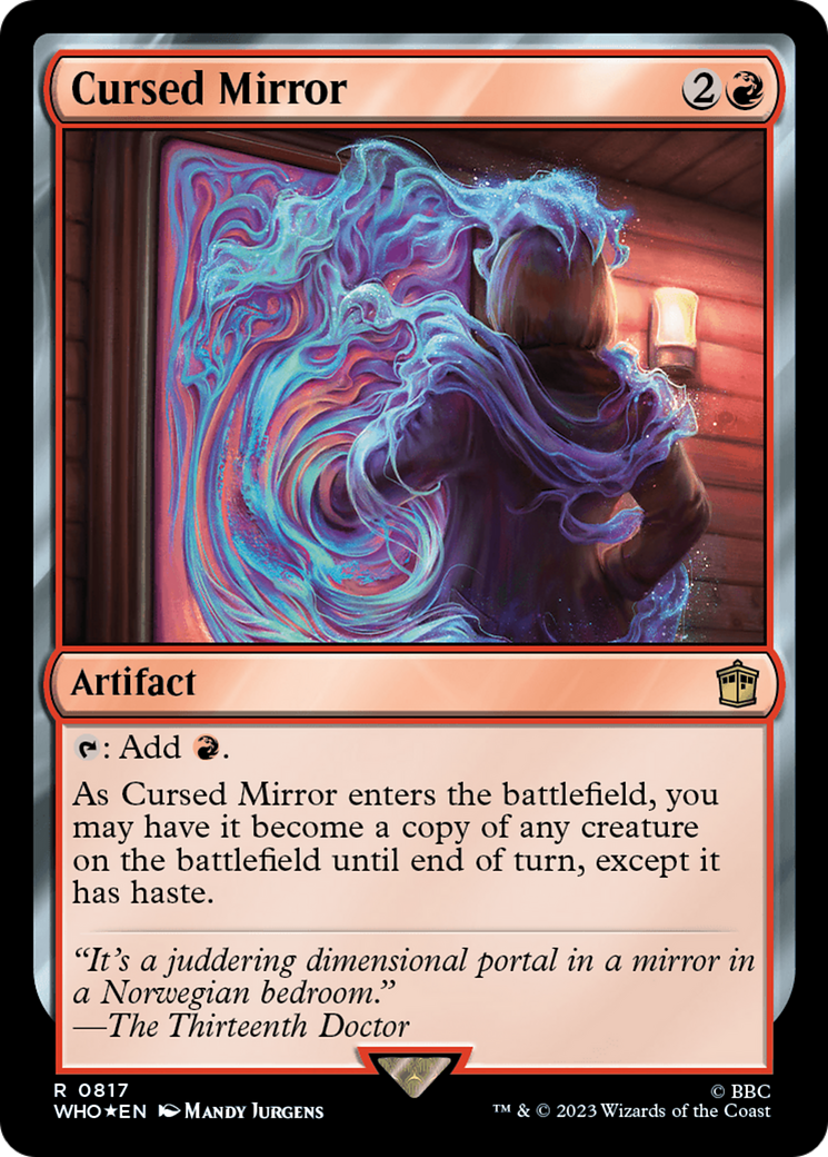 Cursed Mirror (817) Surge Foil - Doctor Who