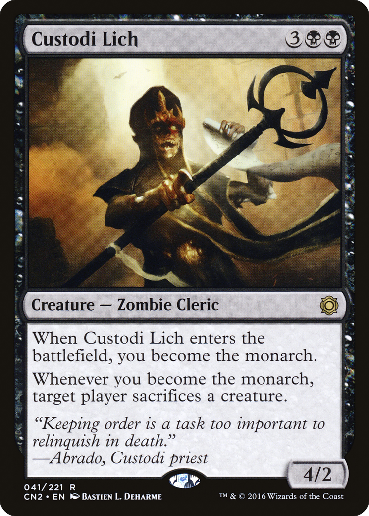 Custodi Lich (041) Foil - Conspiracy: Take the Crown