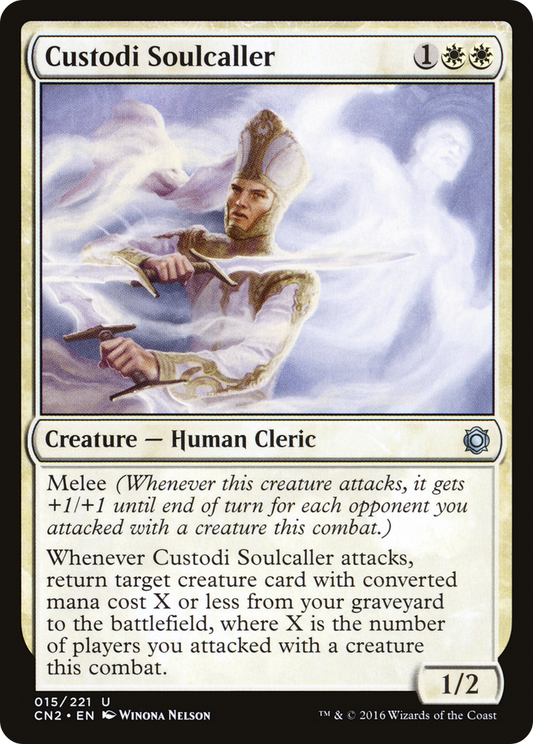 Custodi Soulcaller (015) Foil - Conspiracy: Take the Crown