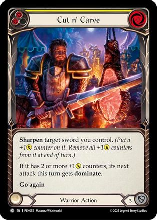 Cut n' Carve (Yellow) (PEN055) - Compendium of Rathe