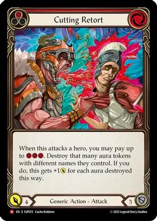 Cutting Retort (SUP215) Rainbow Foil - Super Slam