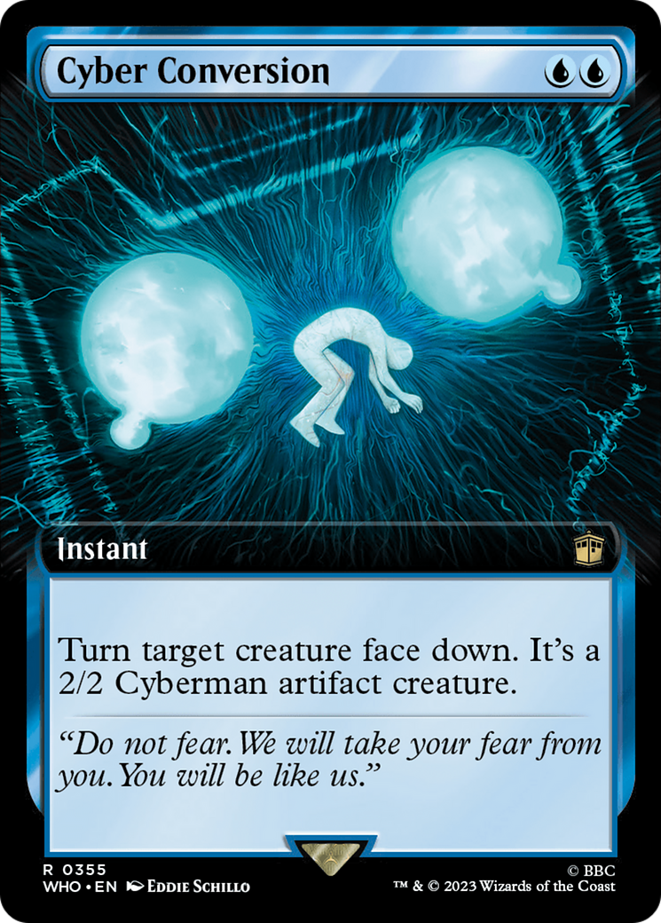 Cyber Conversion (Extended Art) (355) Foil - Doctor Who