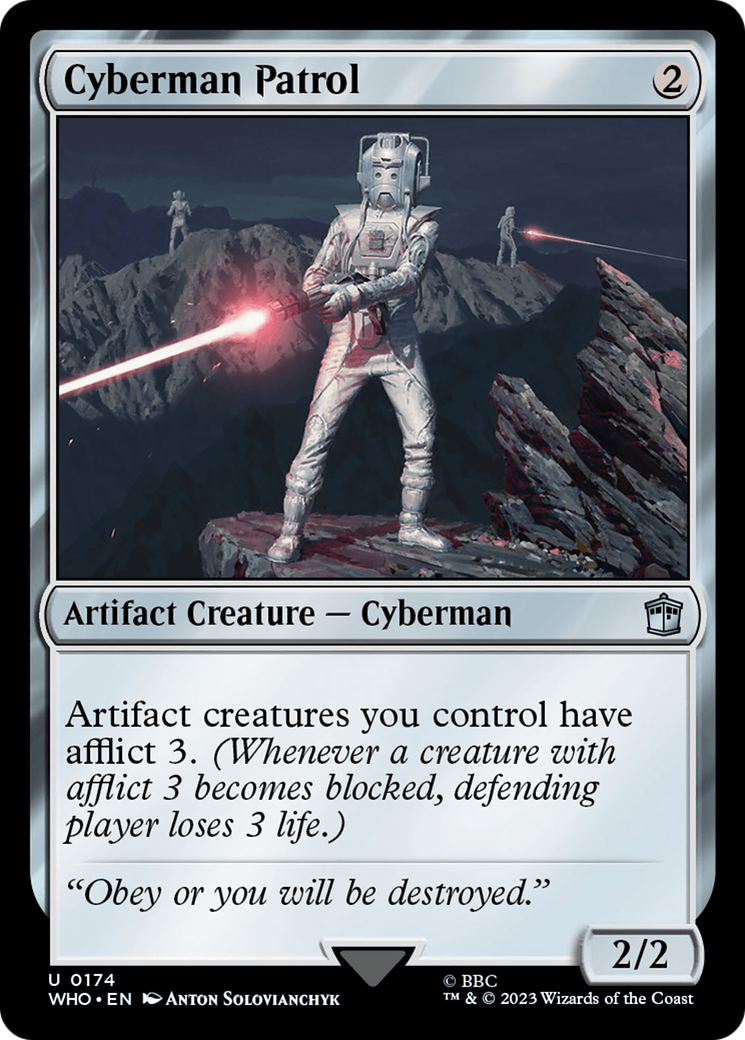 Cyberman Patrol (174) Foil - Doctor Who