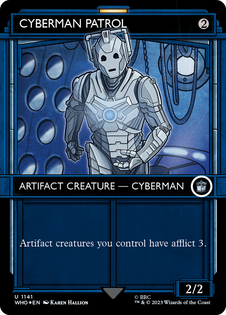 Cyberman Patrol (Showcase) (1141) Surge Foil - Doctor Who