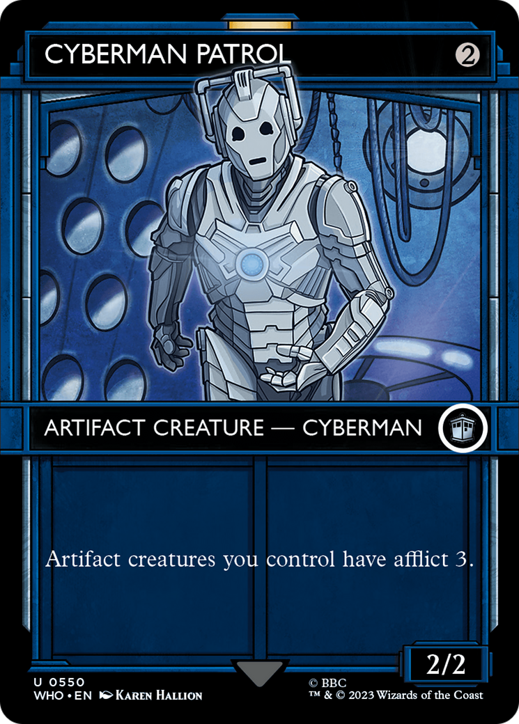 Cyberman Patrol (Showcase) (550) Foil - Doctor Who