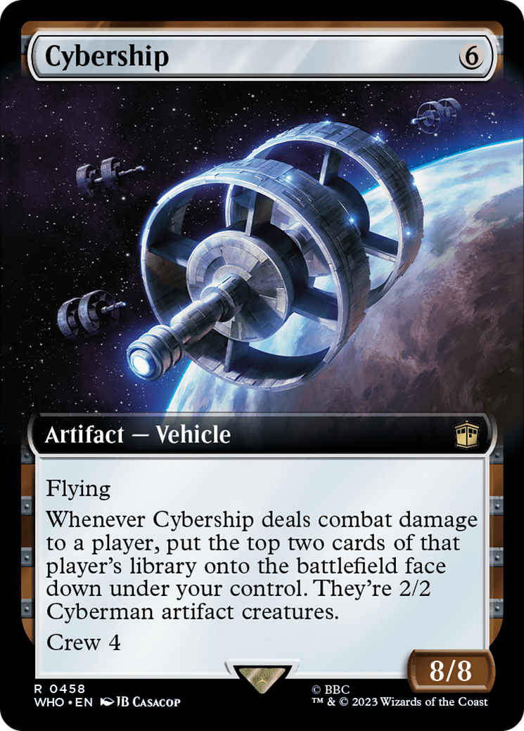 Cybership (Extended Art) (458) Foil - Doctor Who