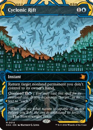 Cyclonic Rift (014) Foil - Secrets of Strixhaven: Mystical Archive