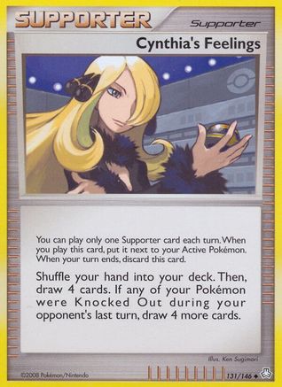 Cynthia's Feelings (131) Reverse Holofoil - Legends Awakened