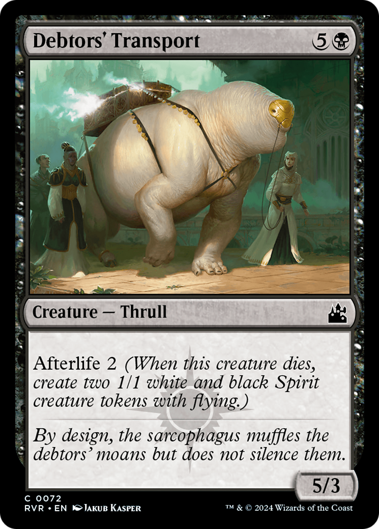 Debtors' Transport [Ravnica Remastered] Foil