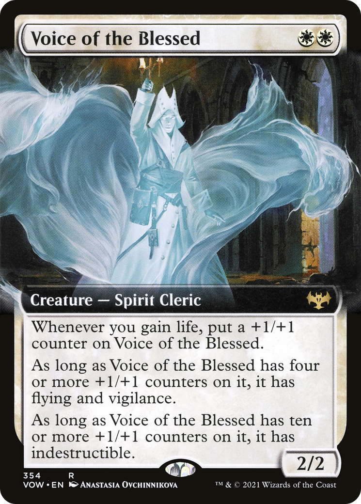 Voice of the Blessed (Extended Art) [Innistrad: Crimson Vow] | Silver Goblin