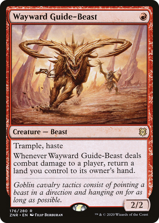 Wayward Guide-Beast [Zendikar Rising] Foil