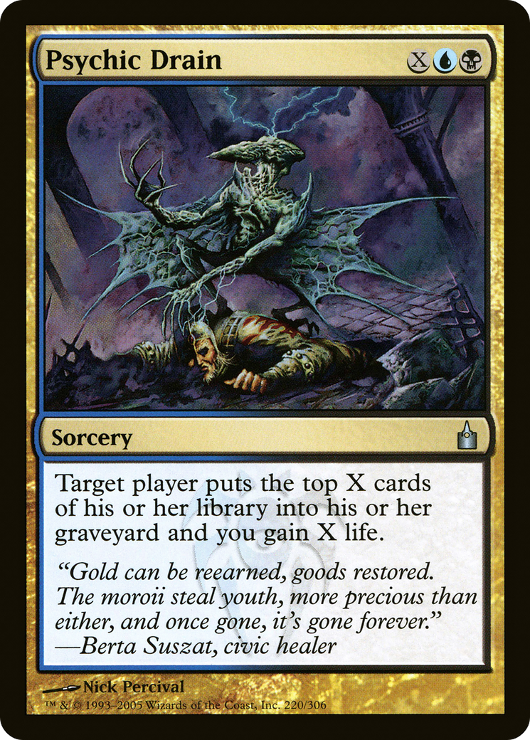 Psychic Drain [Ravnica: City of Guilds] Foil