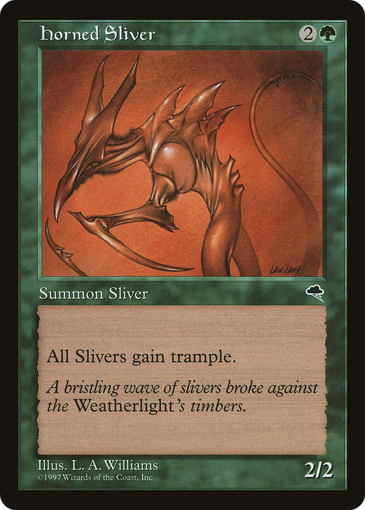 Horned Sliver [Tempest]