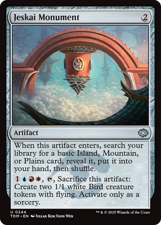 Jeskai Monument (244) Foil - Tarkir: Dragonstorm
