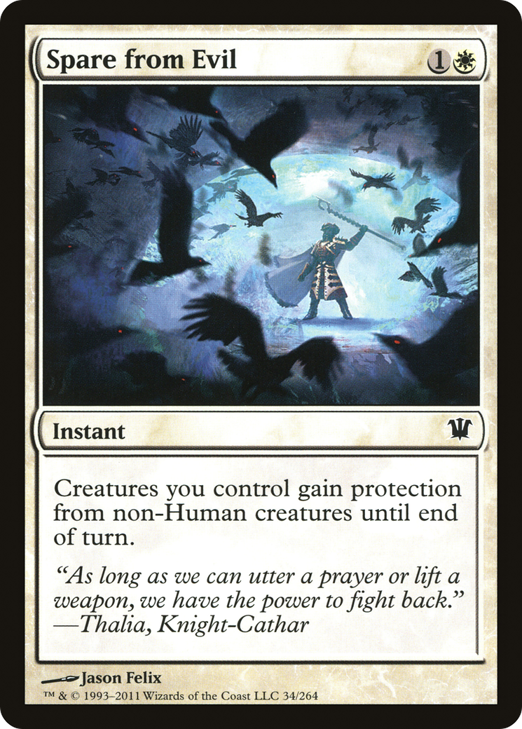 Spare from Evil (034) Foil - Innistrad